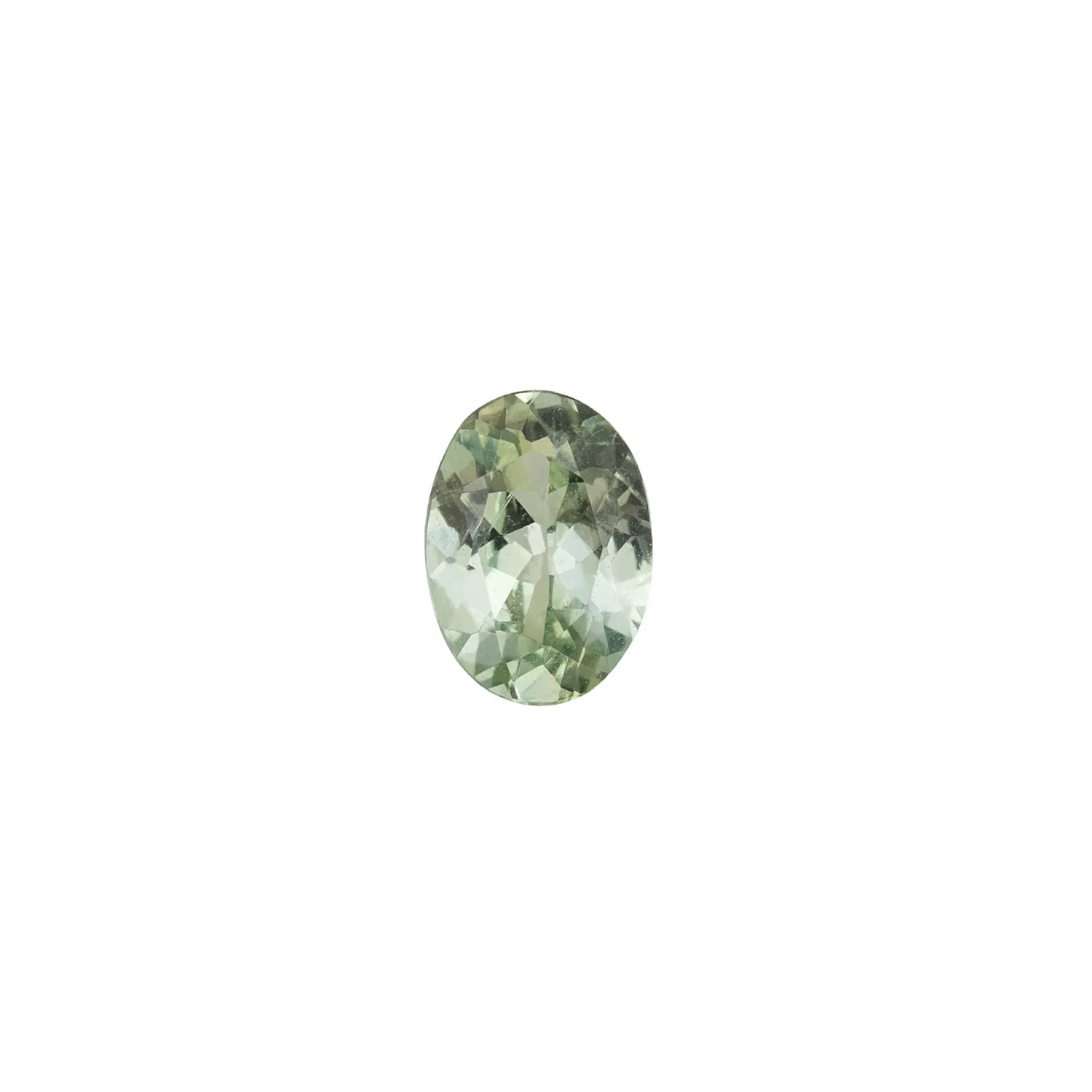 1.03ct Oval Cut Light Green Montana Sapphire SO414