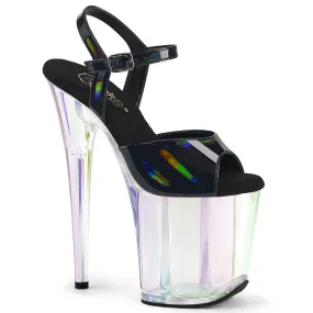 8 Inch Heel FLAMINGO-809HT Black Holo