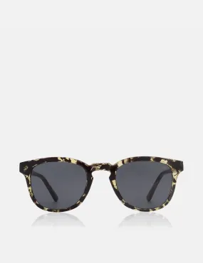 A. Kjaerbede Bate Sunglasses - Black/Yellow Tortoise