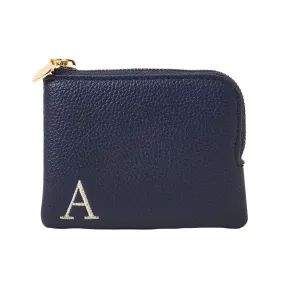 Accessorize London Women's Navy Blue (A) Initial Coin Purse