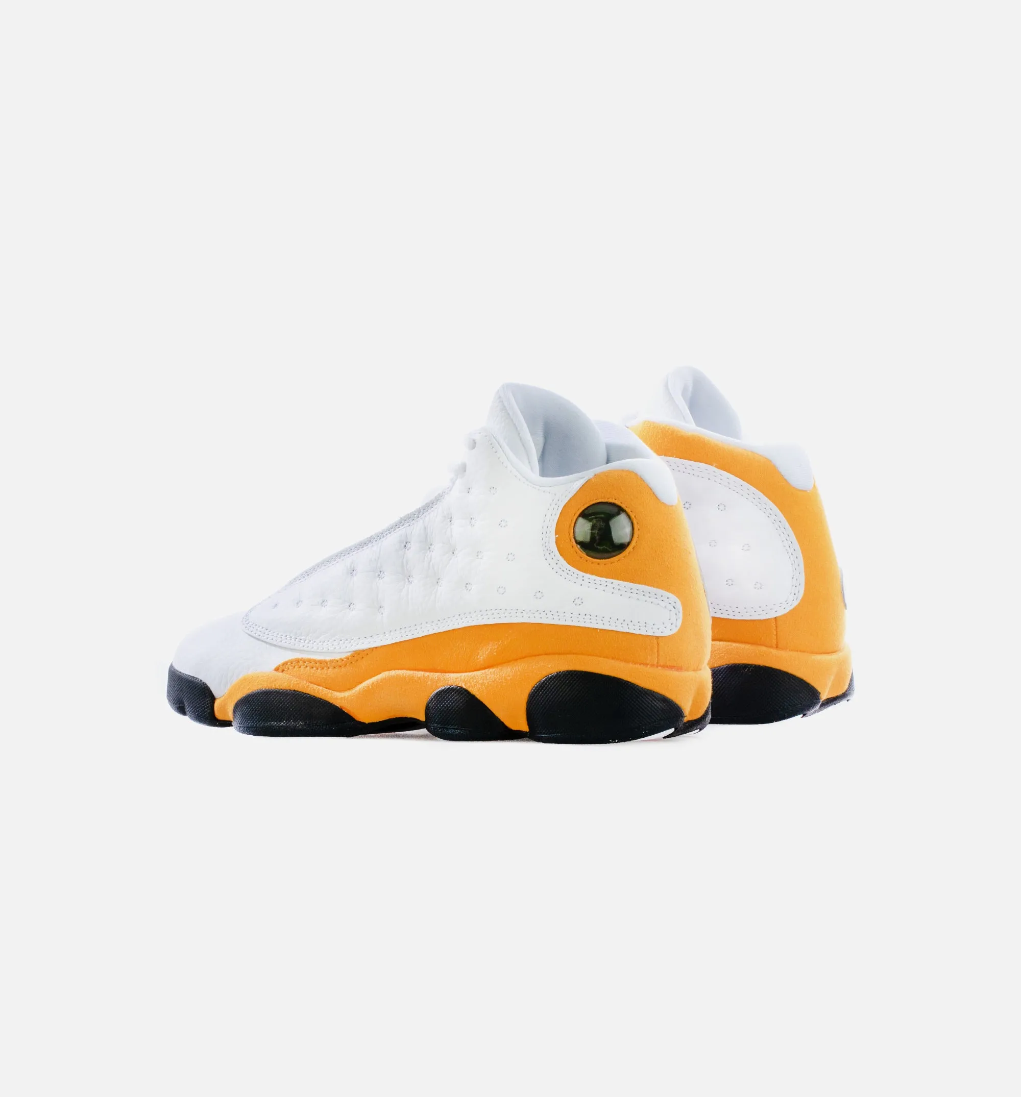 Air Jordan 13 Retro Del Sol Grade School Lifestyle Shoe - White/Yellow