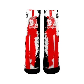 Arlee Warriors/scarlets Eruption Socks