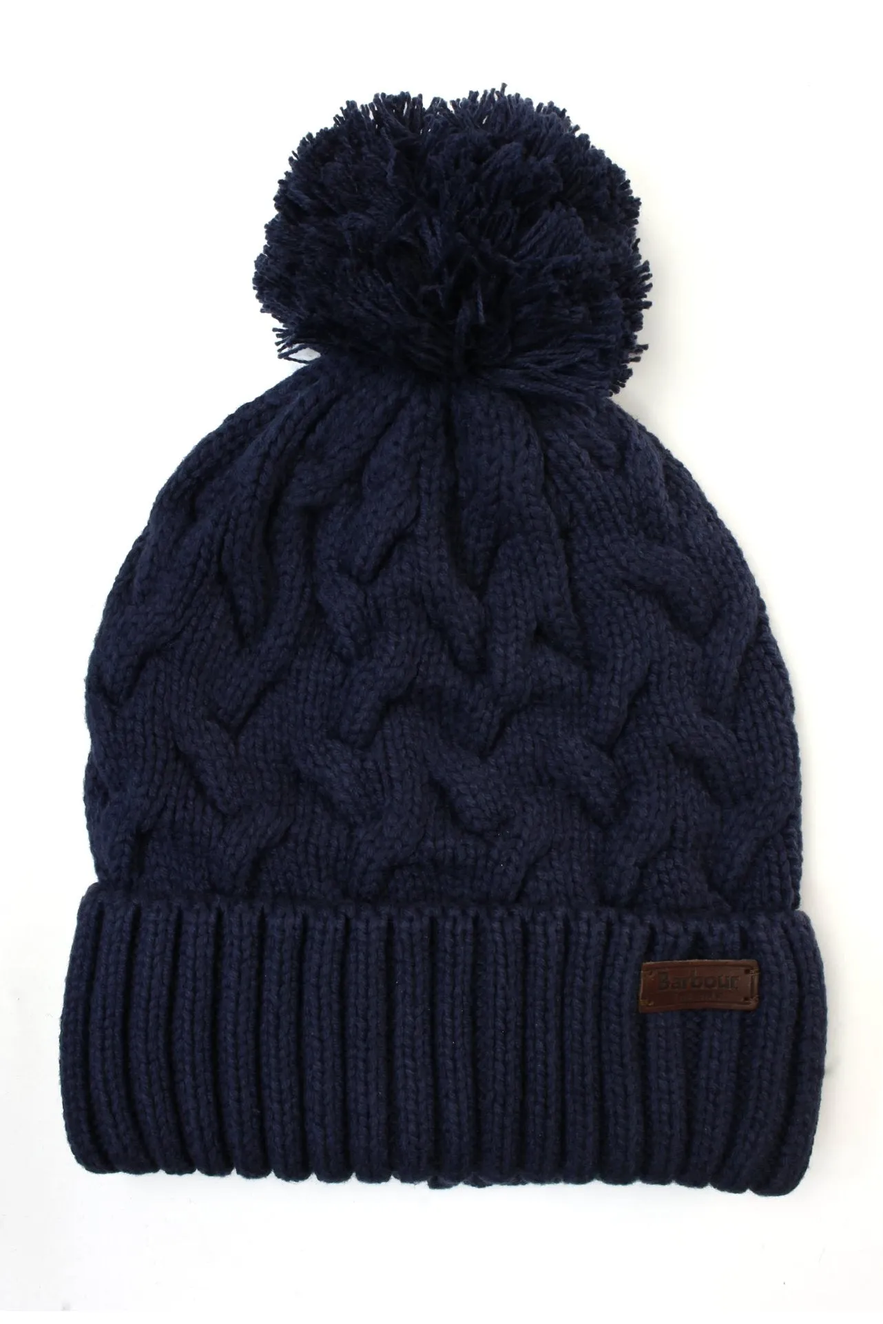 Barbour Mens Gainford Cable Knit Beanie Hat