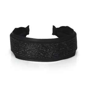 BLACK SEQUINS BANDEAU