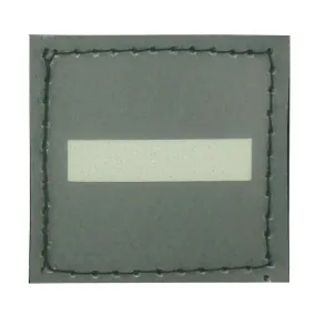 BLUE GLOW IN THE DARK RANK PATCH - 2ND LIEUTENANT