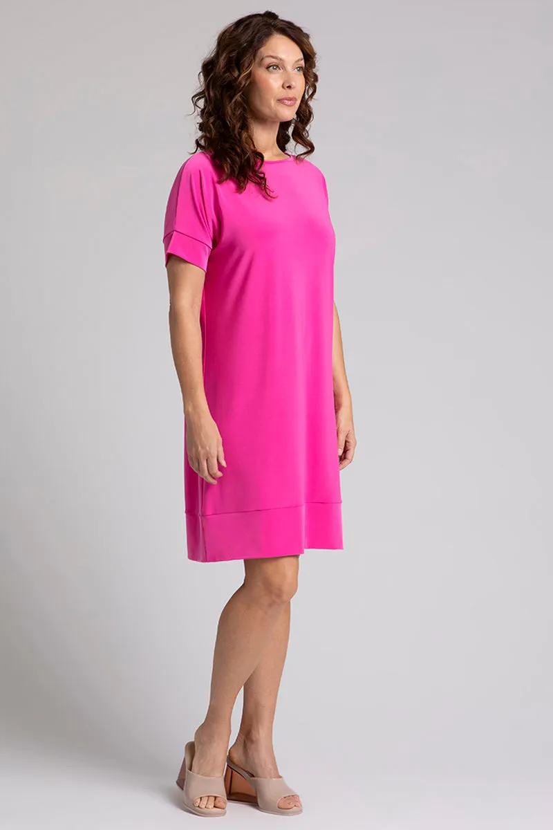 Boat Neck Dress | Peony