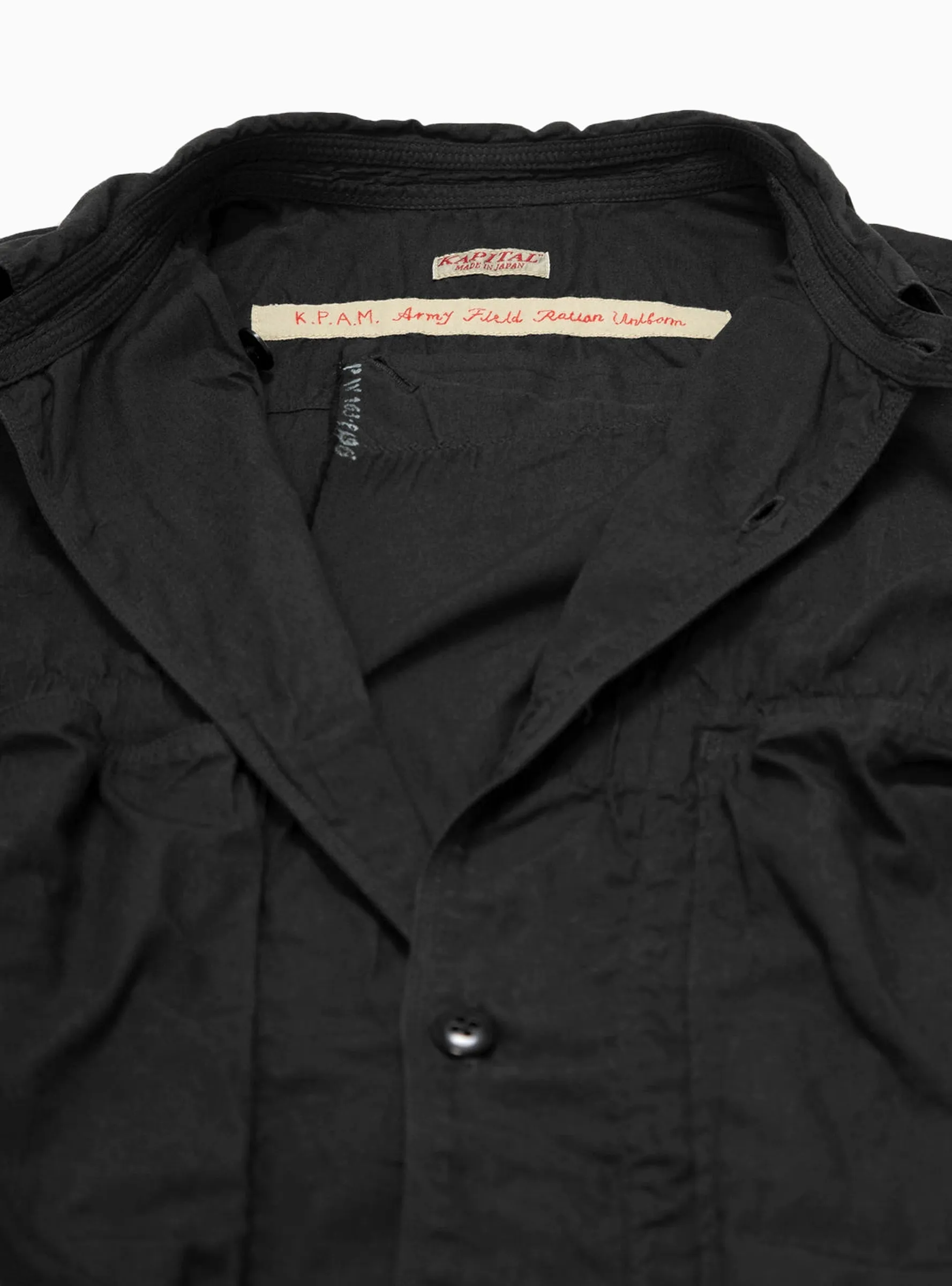 Broadcloth Anorak Shirt Black