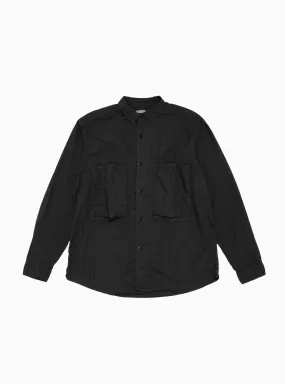 Broadcloth Anorak Shirt Black