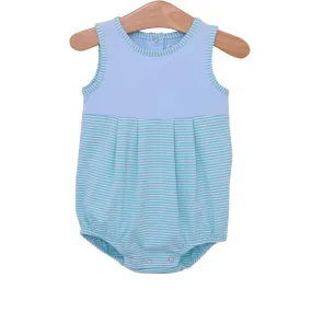 Bubble - Mint and Light Blue Stripe