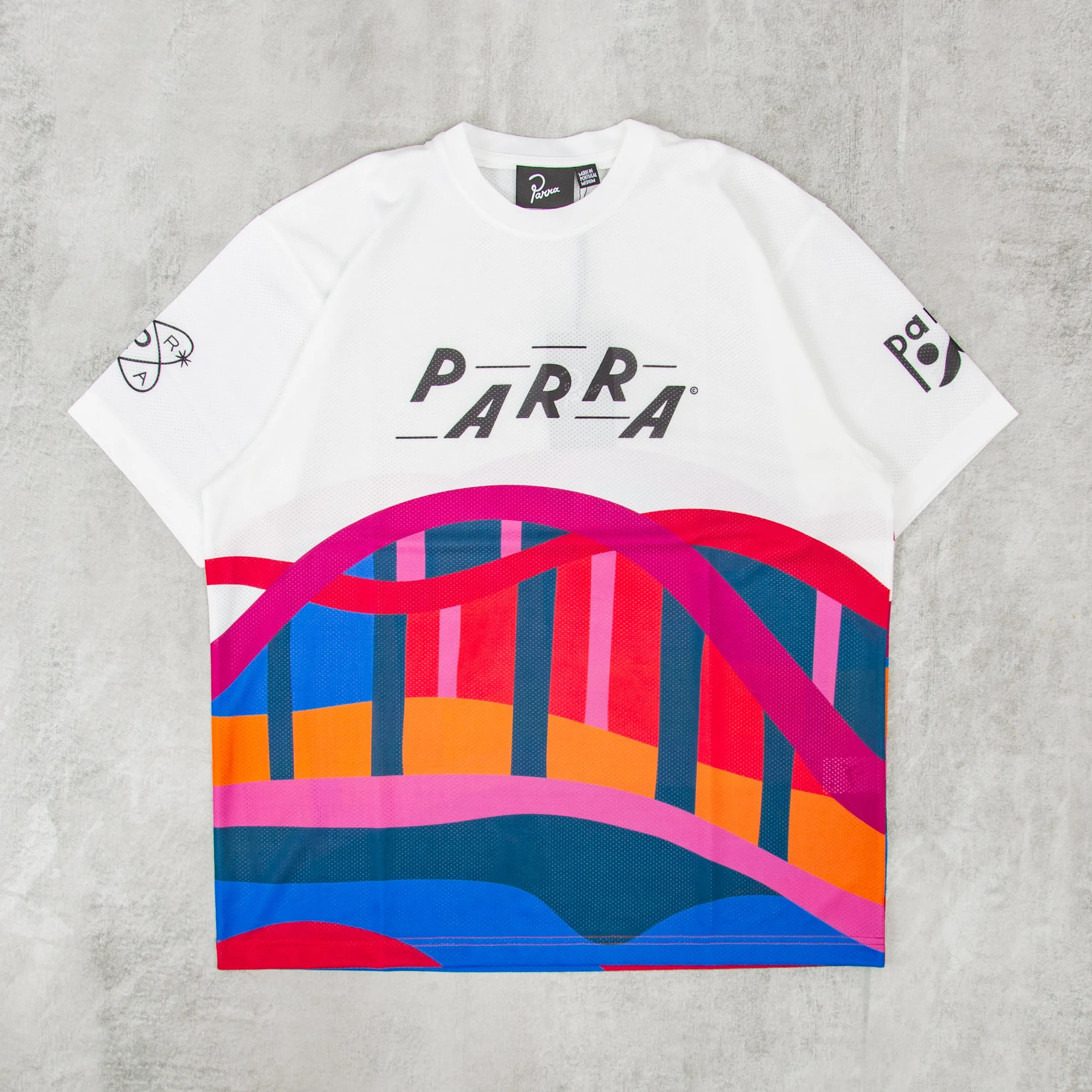 By Parra Sports Bridge Mesh Tee - White