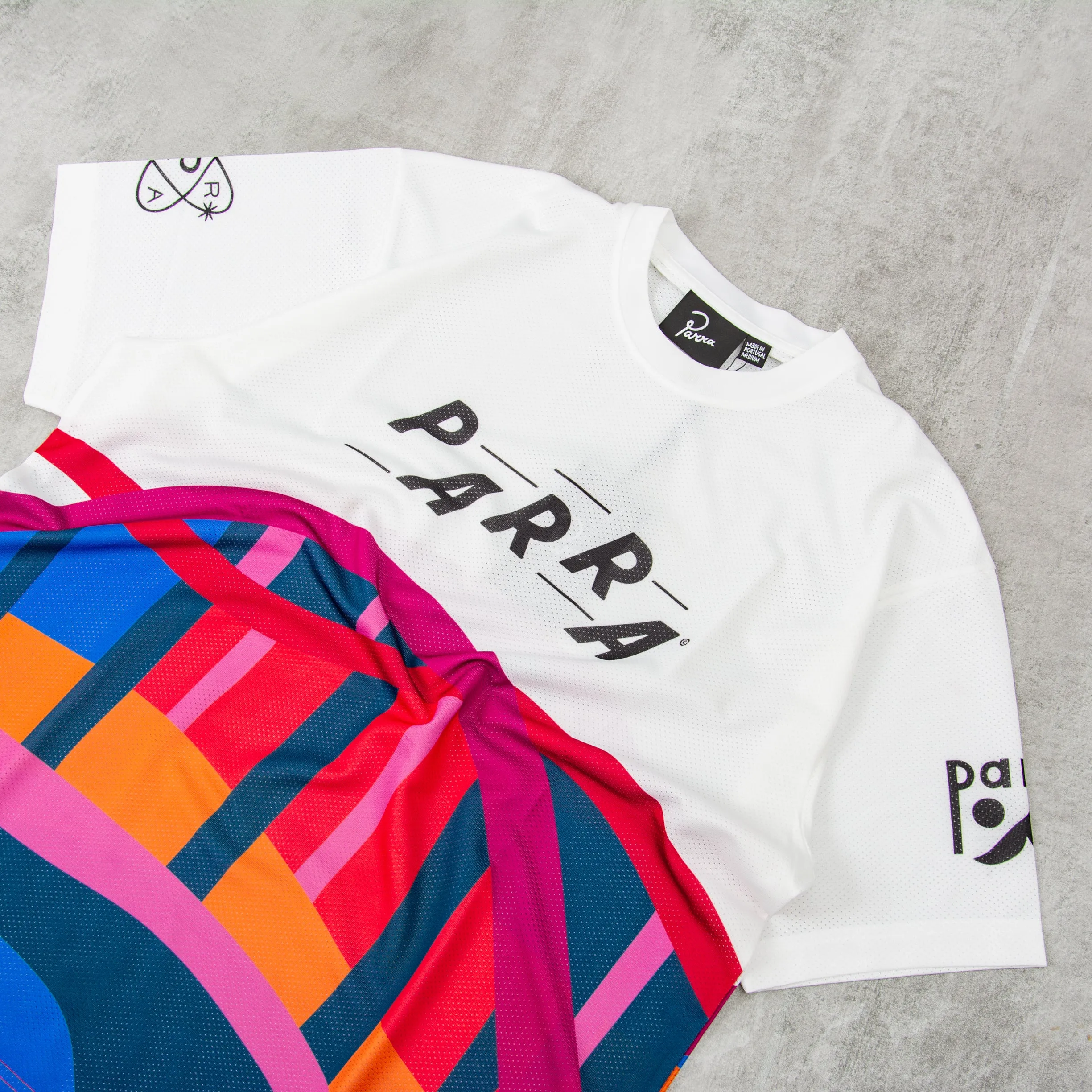 By Parra Sports Bridge Mesh Tee - White