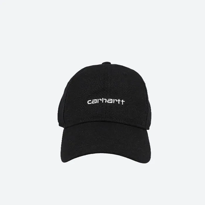 Carhartt Script Canvas Cap I028876 7 black-white