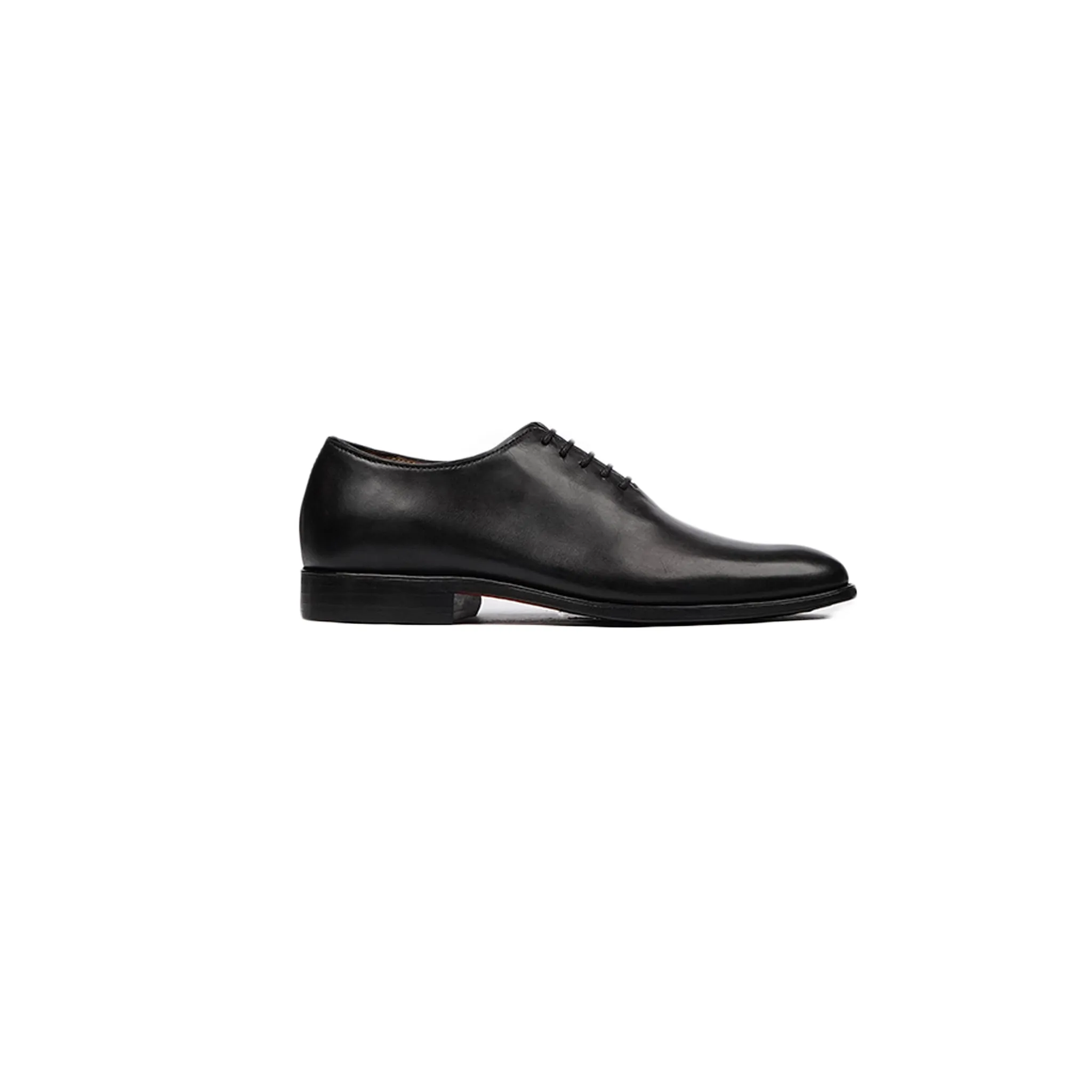 Cascais - Kid's Black Calf Leather Wholecut Shoe (5-12 Years Old)