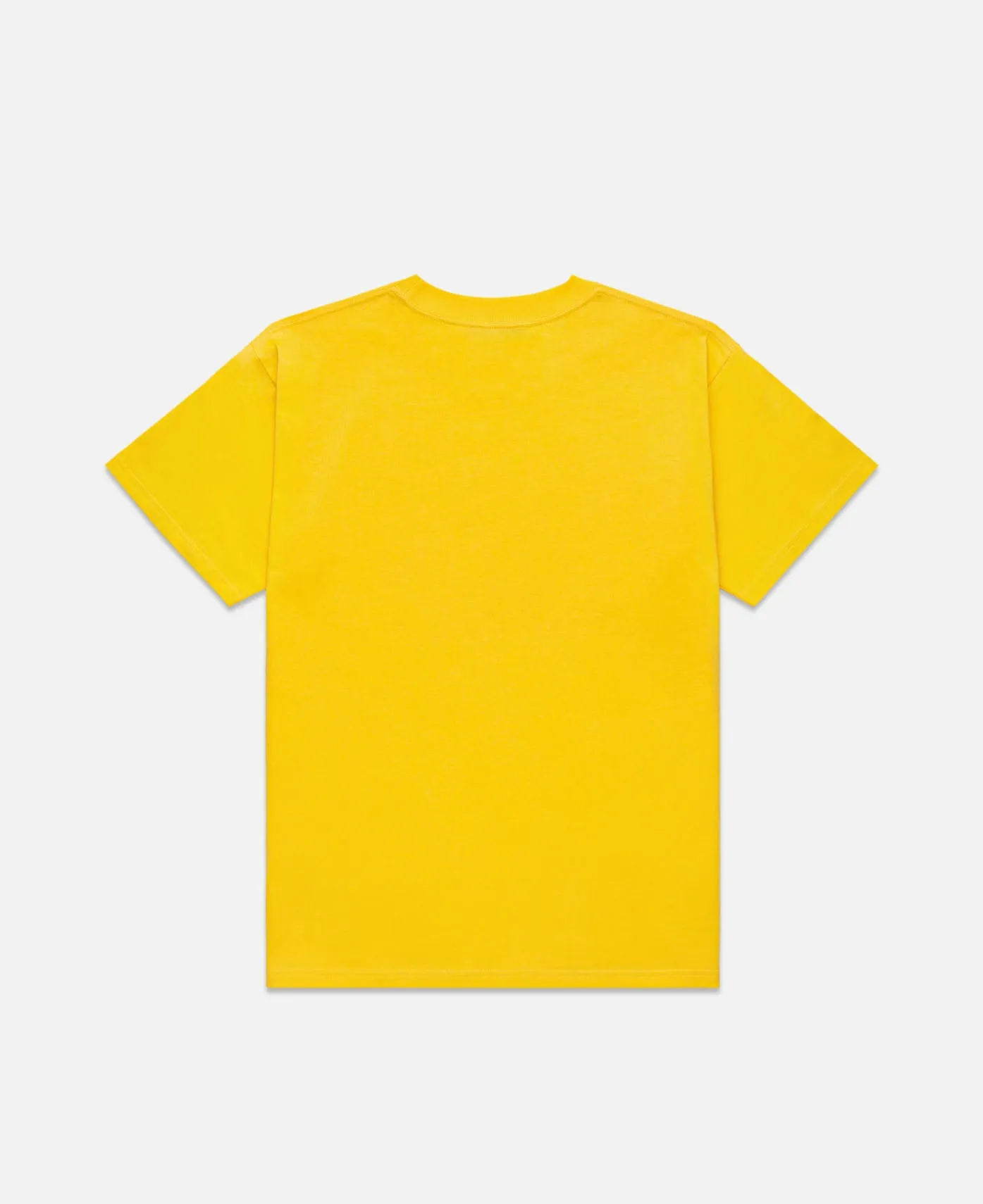 Cotton Jersey Oversized Concert T-Shirt (Yellow)