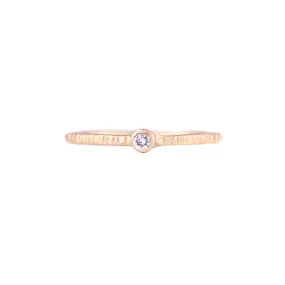 Diamond Shine On Stacker in 18K Yellow Gold Ring by Kate Maller