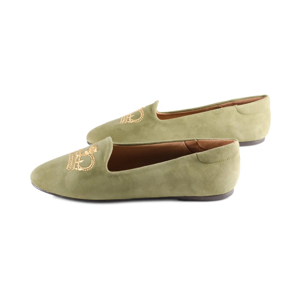 Felicia Khaki Suede F23