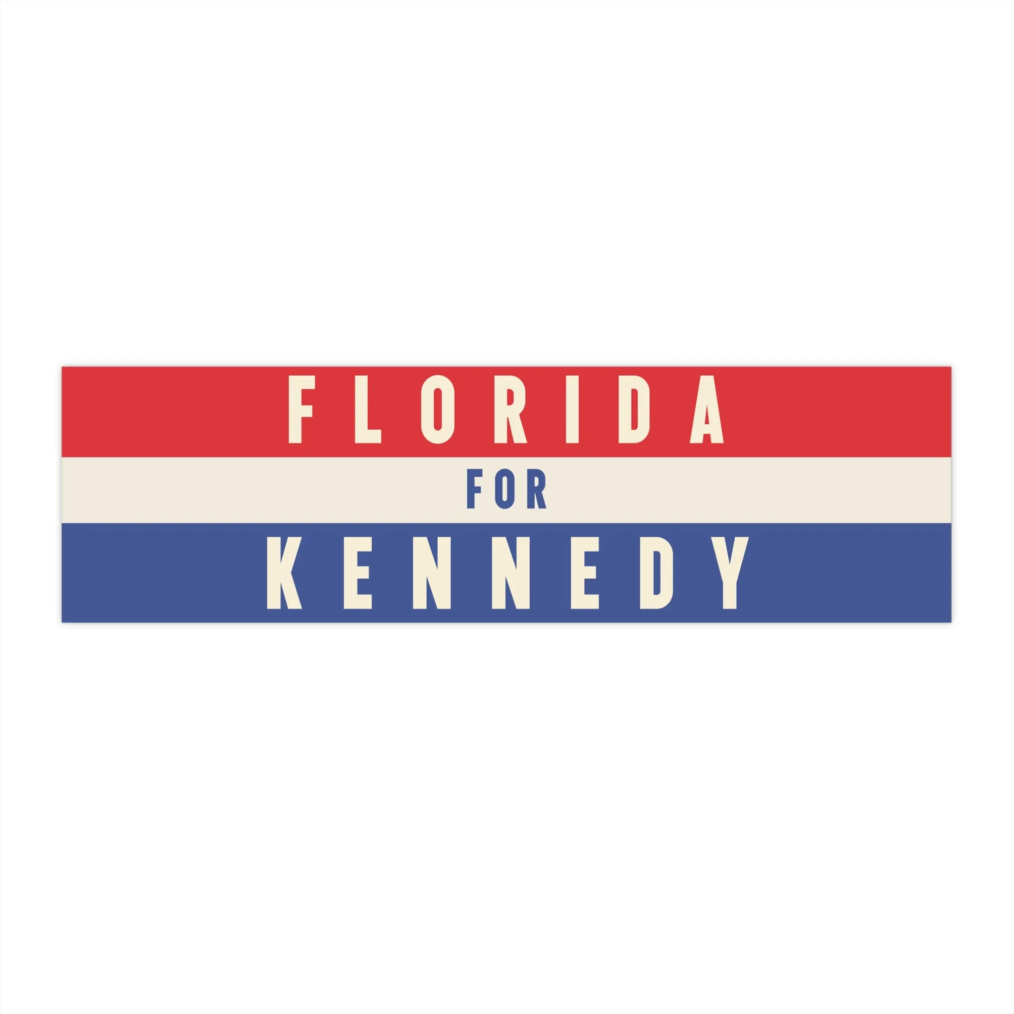 Florida for Kennedy Bumper Sticker