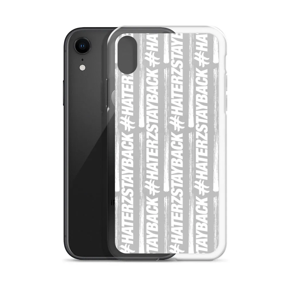 #HaterzStayBack iPhone Case (Grey)