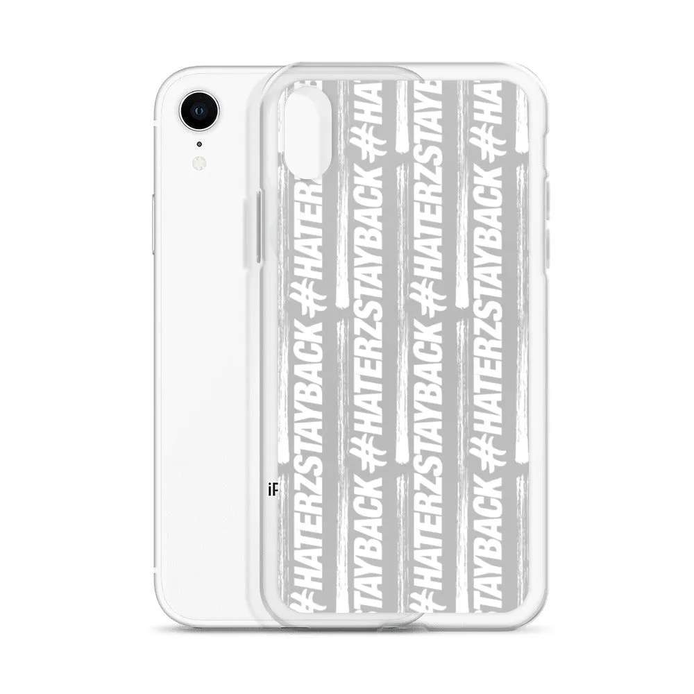 #HaterzStayBack iPhone Case (Grey)