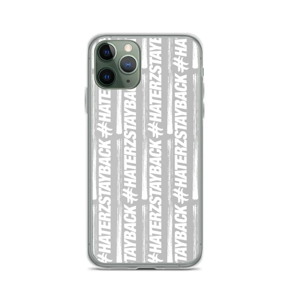 #HaterzStayBack iPhone Case (Grey)