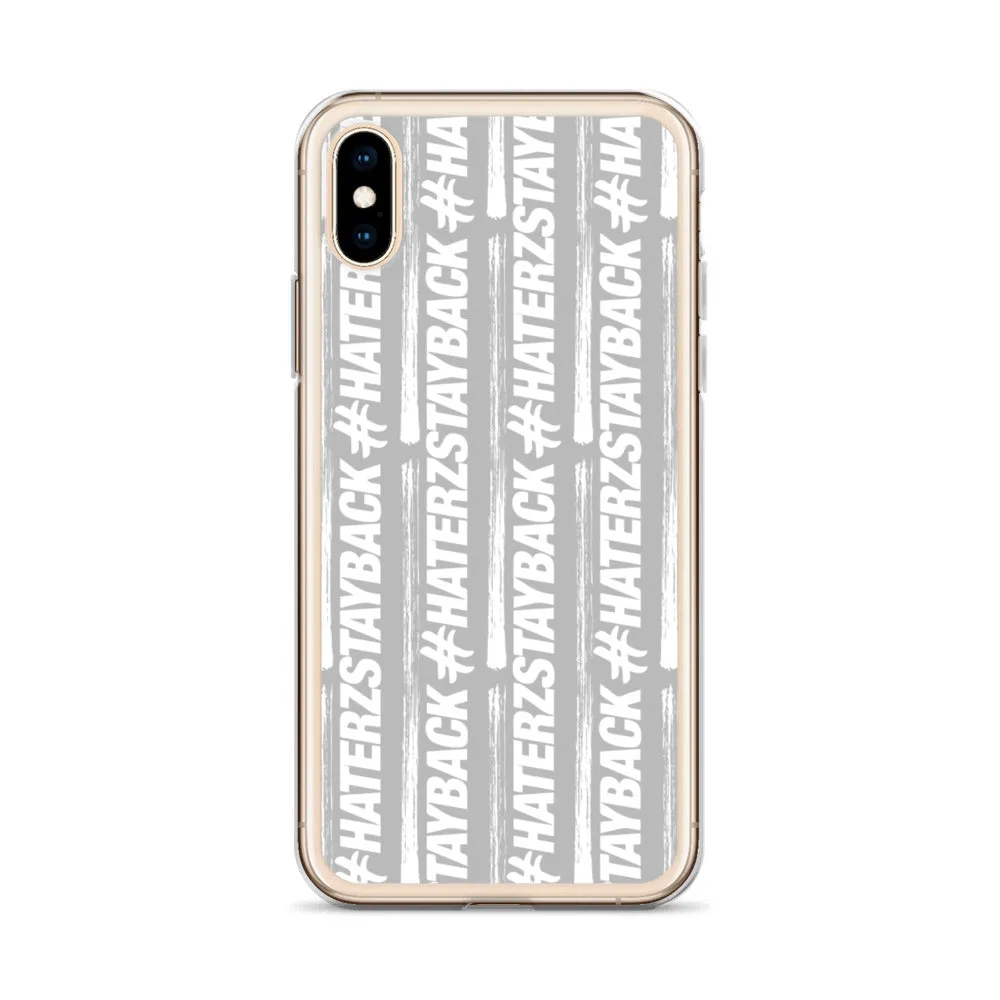 #HaterzStayBack iPhone Case (Grey)