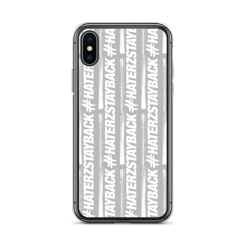 #HaterzStayBack iPhone Case (Grey)