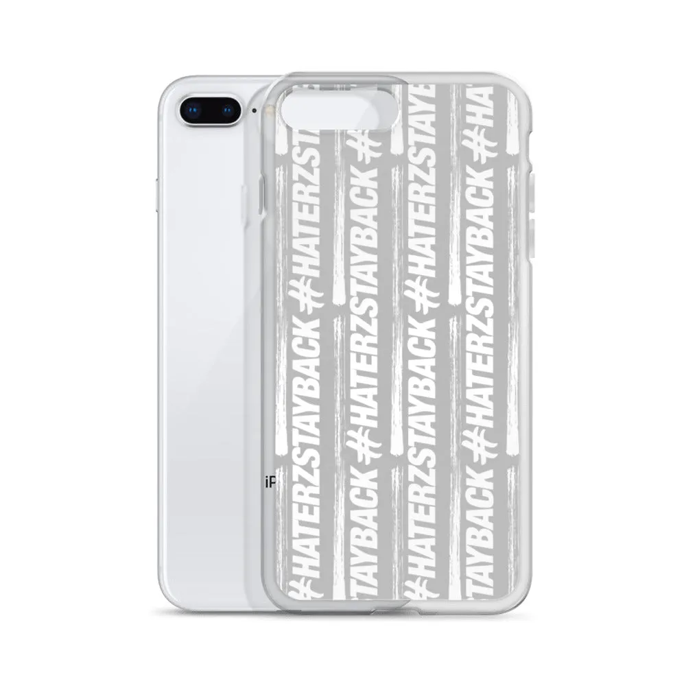 #HaterzStayBack iPhone Case (Grey)