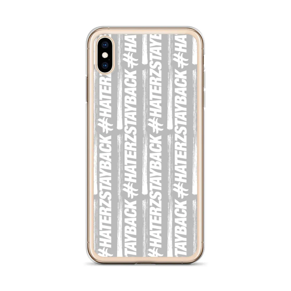 #HaterzStayBack iPhone Case (Grey)