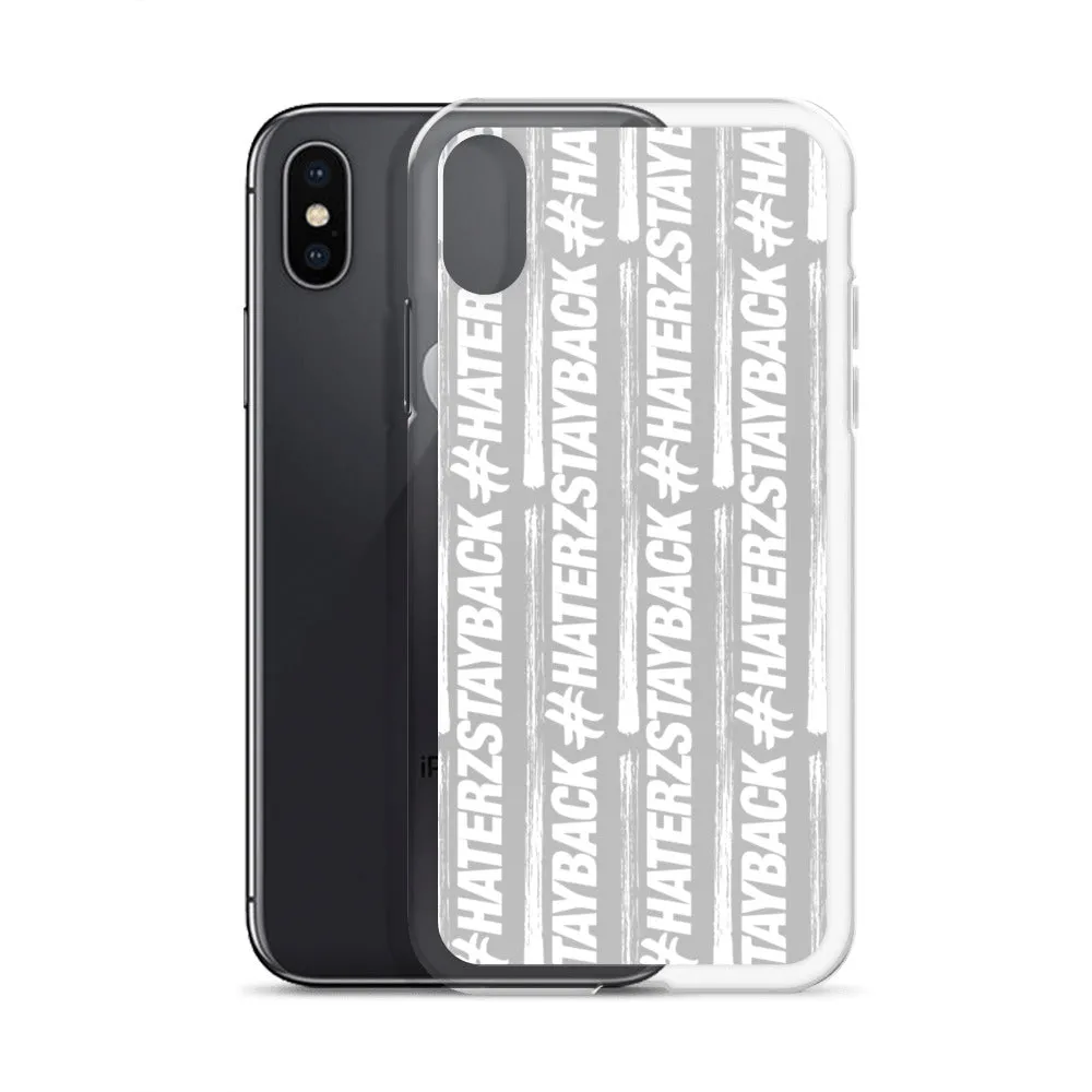 #HaterzStayBack iPhone Case (Grey)