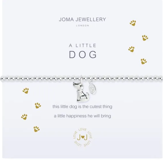 Joma Jewellery Silver A Little 'dog' Bracelet One Size