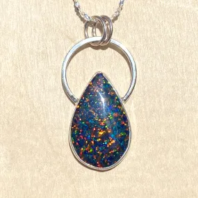 Kyocera Opal Pendant Necklace