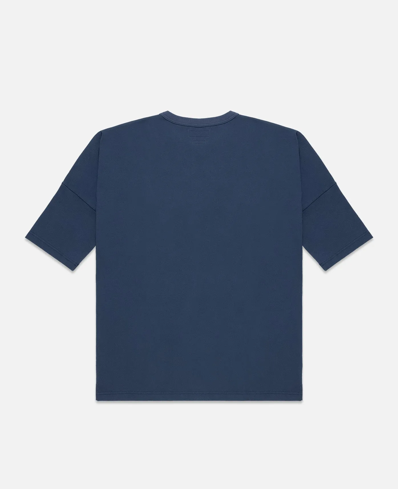 Logo Wide T-Shirt (Navy)