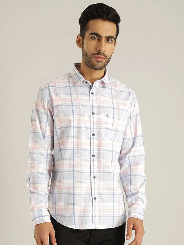 Men Checked Full Sleeve Cotton Shirt