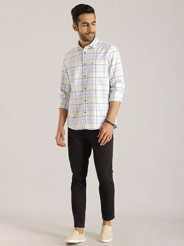 Men Checked Full Sleeve Cotton Shirt