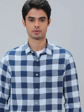 Men Checked Full Sleeve Cotton Shirt