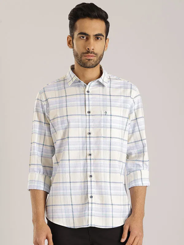 Men Checked Full Sleeve Cotton Shirt