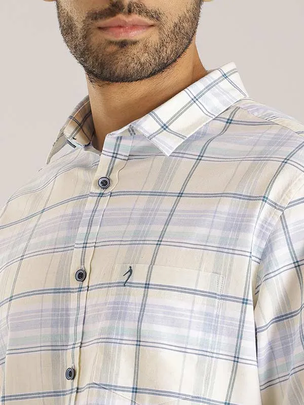 Men Checked Full Sleeve Cotton Shirt