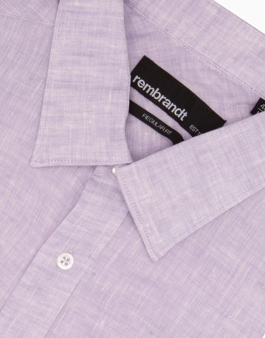 Papamoa Lilac Casual Shirt