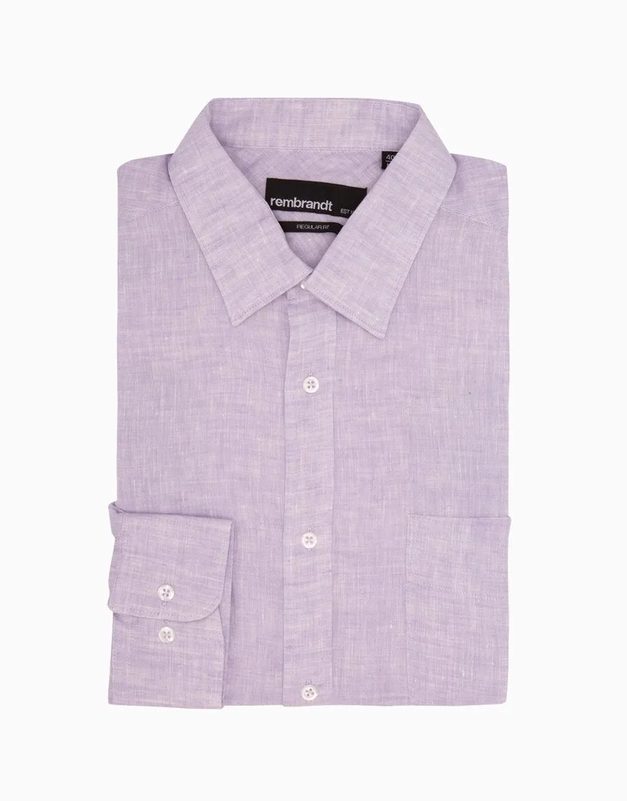 Papamoa Lilac Casual Shirt