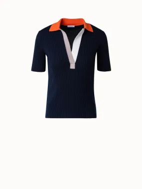 Signature Colorblock-Strick-Polo