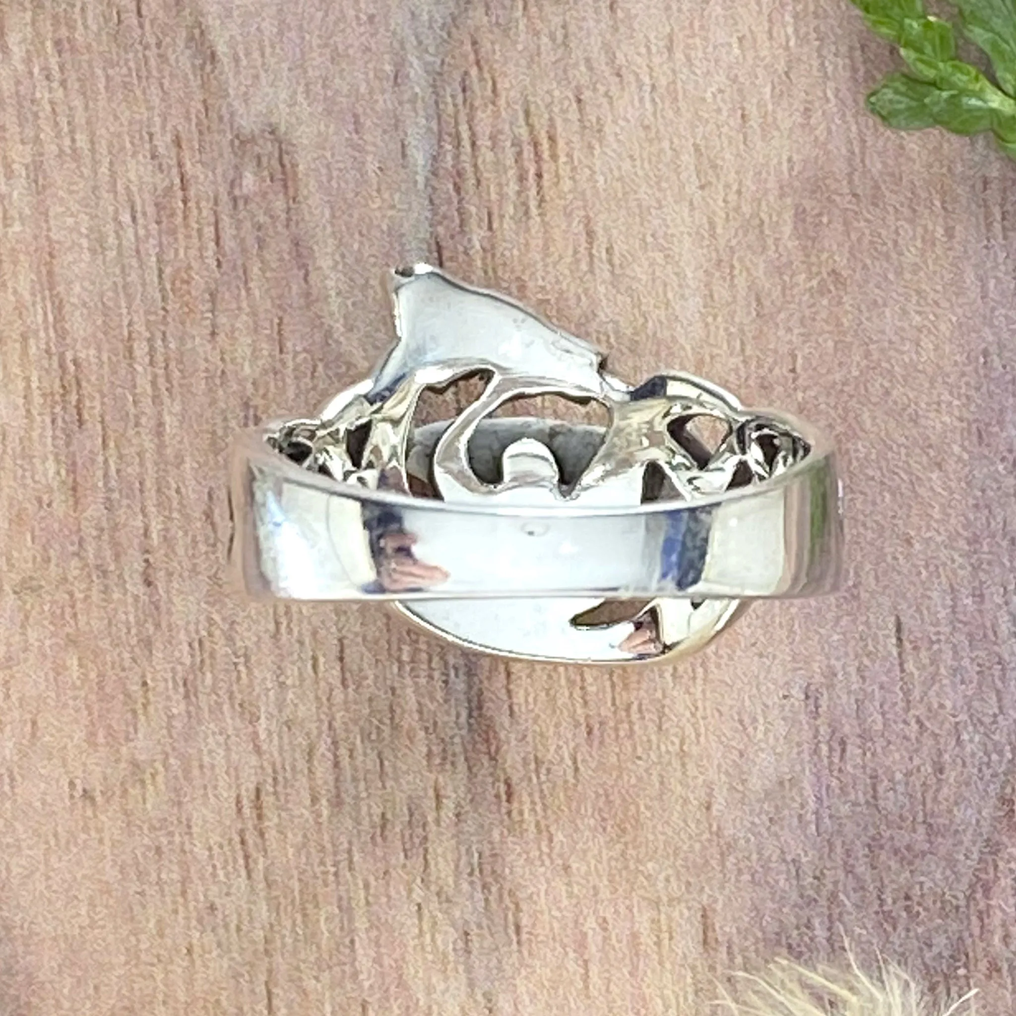 Sterling Silver Dragon Ring