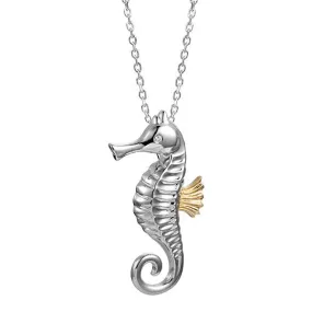 Two-Tone Seahorse Pendant