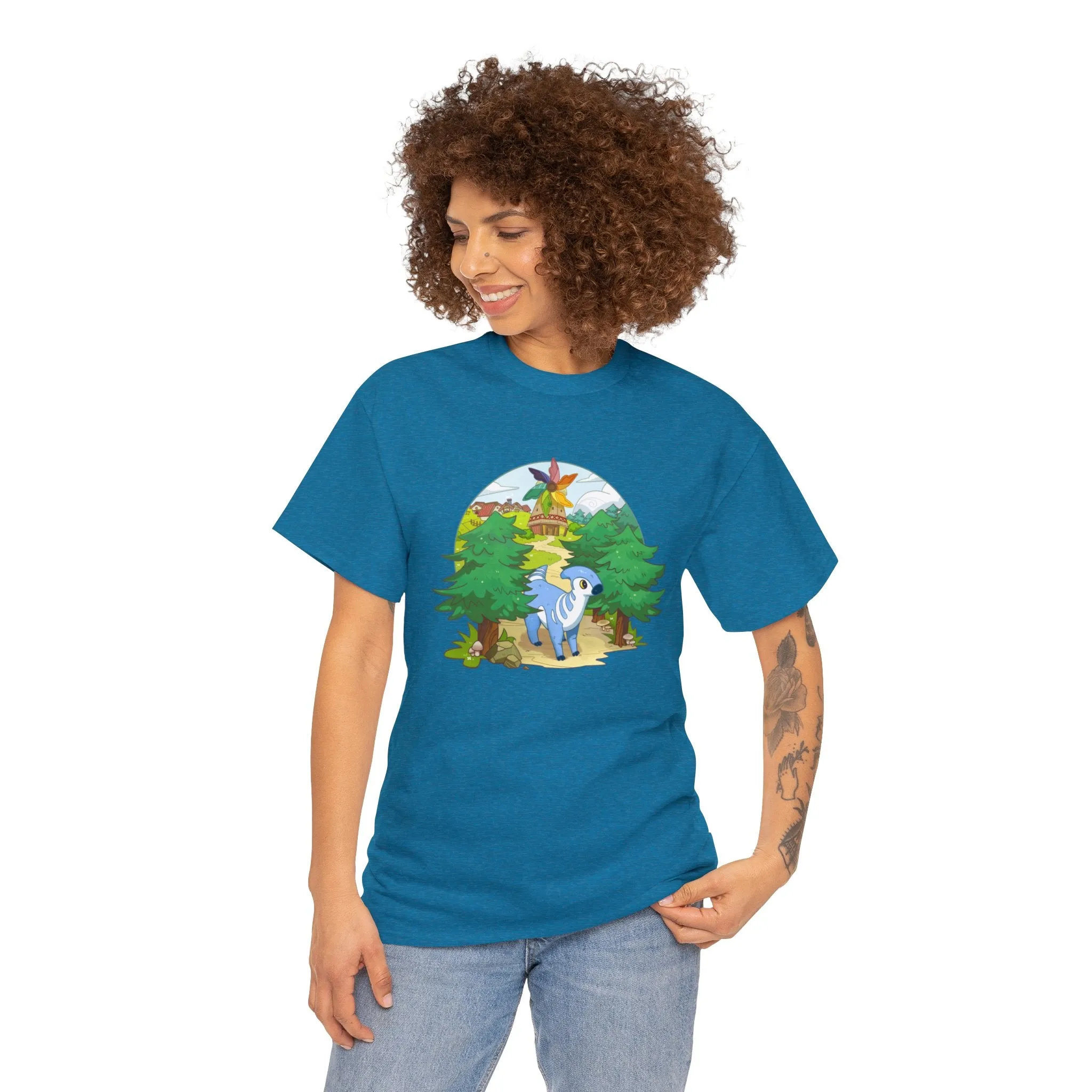 Walk by the Windmill - Unisex Heavy Cotton Tee